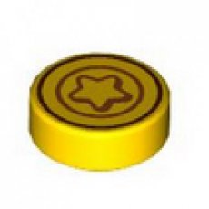 LEGO® 1x1 tegel rond GEEL