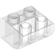LEGO® Curved 2 x 2 Inverted TRANS CLEAR