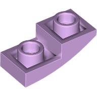 LEGO® curved 2x1 inverted LAVENDER