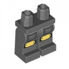 LEGO® heupen en benen DONKER GRIJS
