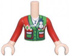 LEGO® torso LICHTE HUIDSKLEUR