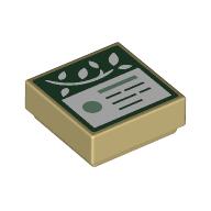 LEGO® tegel 1x1 BEIGE