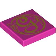 LEGO® 2x2 tile DARK PINK