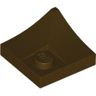 LEGO® Roof Tile Curved 2 x 2 Concave Corner - DARK BROWN