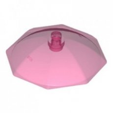 LEGO® parasol TRANSPARANT DONKER ROZE