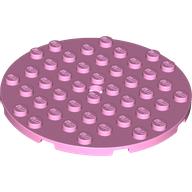 LEGO®  ronde plaat 8x8 LICHT ROZE