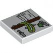 LEGO® tegel 2x2  WIT