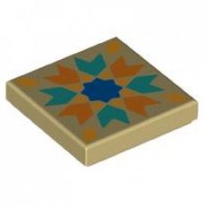 LEGO® tegel 2x2 BEIGE