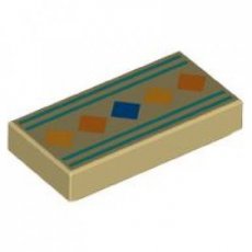 LEGO® tegel 1x2  BEIGE