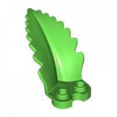 LEGO® rechtopstaand blad 1x2 HELDER GROEN