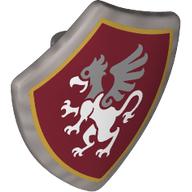 LEGO® schild MAT ZILVER