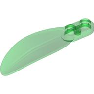 LEGO® blad 2x6x1 TRANSPARANT HELDER GROEN