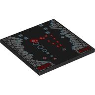 LEGO® tegel 2x3 Arcade Game ZWART