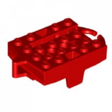 LEGO® rollercoaster onderstel  MET WIELEN ROOD