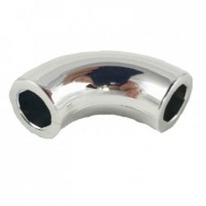 LEGO® 90 graden elleboog - macaroni1 x 1 CHROME ZILVER