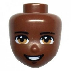 LEGO® hoofd BRUIN