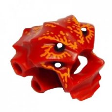 LEGO® aangepast hoofd  DONKER ROOD
