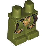 LEGO® heupen en benen OLIJFGROEN