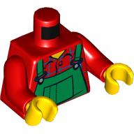 LEGO® torso ROOD