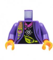 LEGO® torso DARK PURPLE