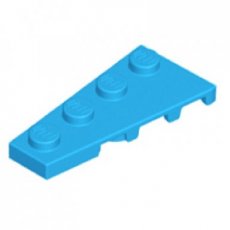 LEGO® wedge 4x2 left DARK AZURE BLUE