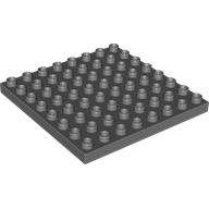 LEGO®  DUPLO® 8x8 DONKER GRIJS