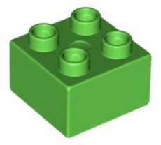 LEGO® DUPLO® 4168579 L GROEN - 6209859 - ML-22 LEGO®  DUPLO® 2x2 LICHT GROEN