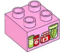 LEGO®  DUPLO®   2x2 HELDER ROZE
