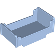 LEGO®  DUPLO® bed  3x5x35.5  LICHT KONINKLIJK BLAUW