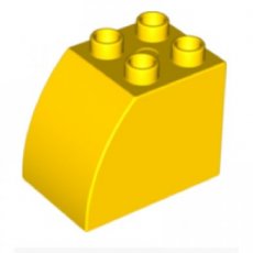 LEGO®  DUPLO®   2x3x2 gebogen GEEL