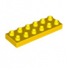 LEGO® DUPLO® 6021311 GEEL - M-51-H LEGO®  DUPLO® plaque 2x6 JAUNE