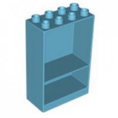 LEGO® DUPLO® 4x2x5 cabinet MEDIUM AZURE BLUE