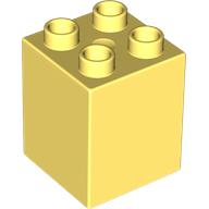 LEGO® DUPLO® 6287281 L GEEL - H-63-A LEGO®  DUPLO®  2x2x2  LIGHT YELLOW