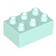 LEGO®  DUPLO®   2x3 LICHT AQUA