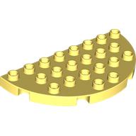 LEGO®  DUPLO®   2x6  1/2 circle LIGHT YELLOW