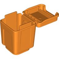 LEGO®  DUPLO® container vuilnisbak met deksel ORANJE