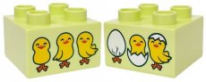 LEGO®  DUPLO®   2x2 HEEL LICHT GROEN