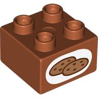 LEGO®  DUPLO®   2x2 DONKER ORANJE