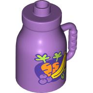 LEGO® DUPLO® 6482798 MED LAVENDEL - M-49-D LEGO® DUPLO® milk bottle MEDIUM LAVENDER