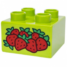 LEGO®   DUPLO®  6598844 LIMOEN - M-51-H LEGO® DUPLO® brick  2x2  LIME