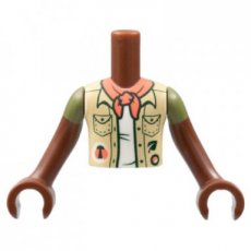 LEGO® torso BRUIN