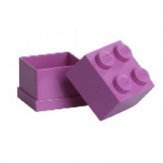 LEGO® Mini Box 4 DONKER ROZE - SV-7-D LEGO® Mini Box 4 DONKER ROZE