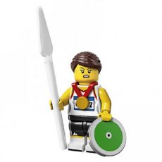 N° 11 LEGO® atlete speer/discus werperster