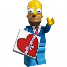 LEGO® N° 01 Homer Simpson with tie and jacket - Complete Set
