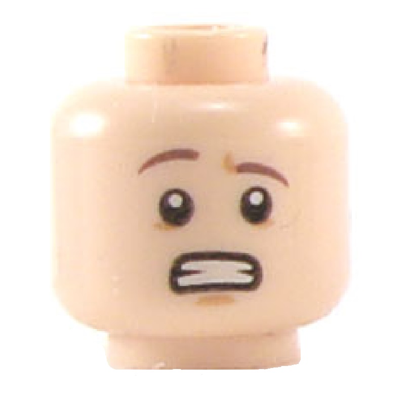 LEGO head LIGHT FLESH Brick Planet